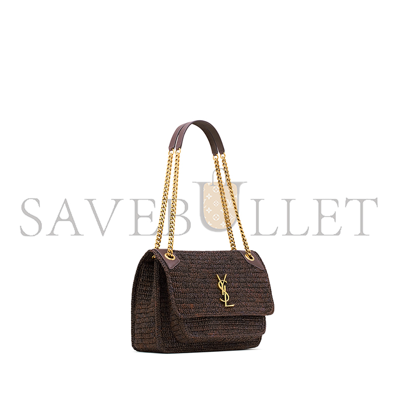 YSL NIKI MEDIUM RAFFIA BAG 838875GAAFO1861 (28*20*8.5cm) YSL NIKI MEDIUM RAFFIA BAG 838875GAAFO1861 (28*20*8.5cm)